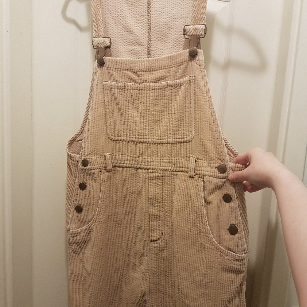 Corduroy Overall Dress